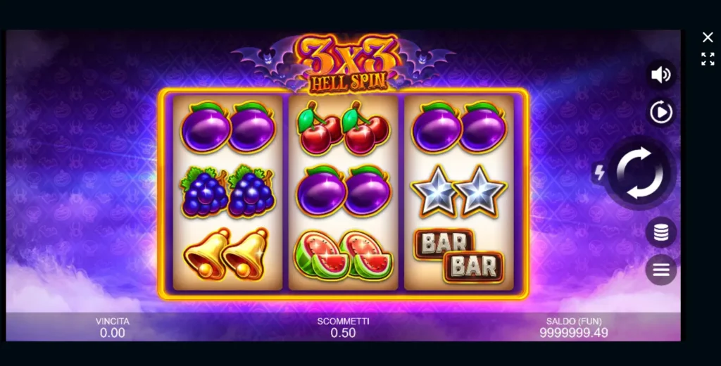 3x3: Hell Spin su RocketPlay