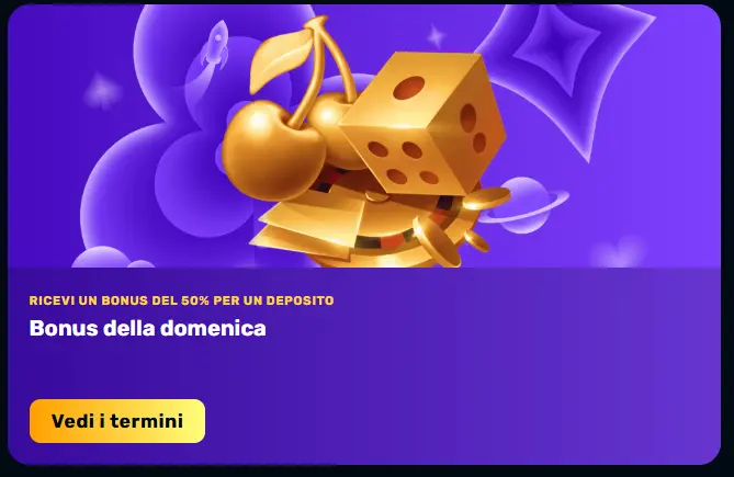 Rocket Play Bonus della Domenica