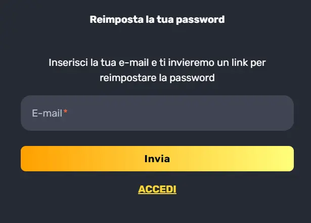 Recupero Password